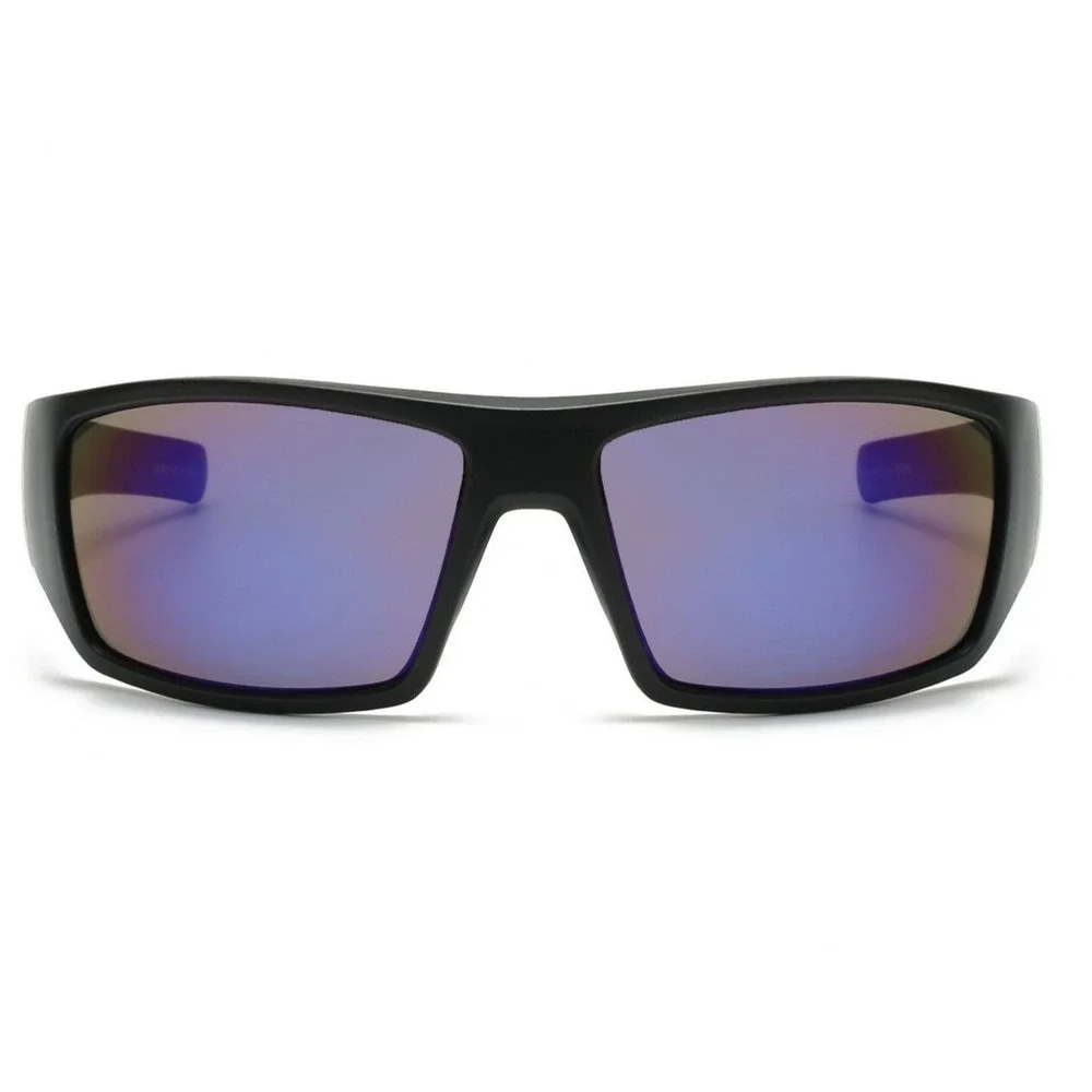 Blue Mirror Lens Sunglasses Fishing Style Performance Outdoor Worker Comfortable